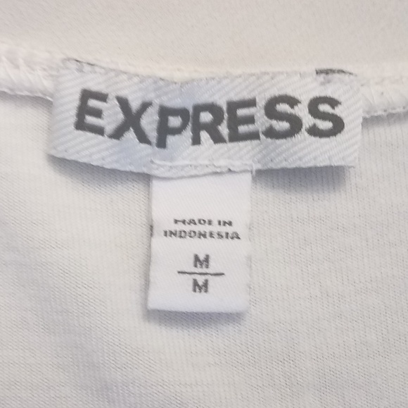 Express Sequin Striped Leopard Print Tank Top sz M - Picture 5 of 8